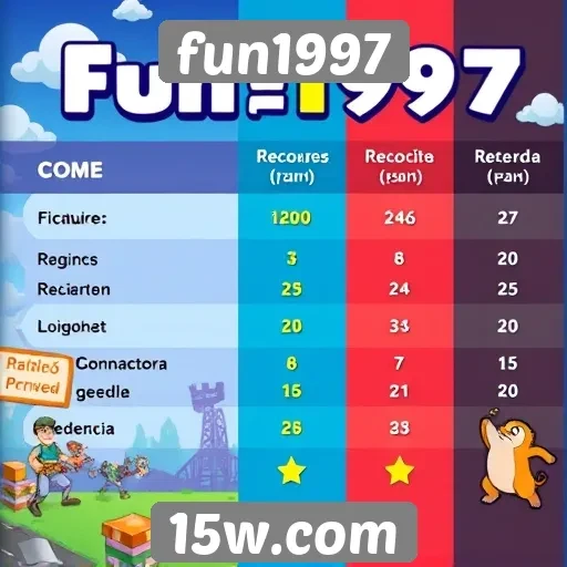 Comparativo entre Fun1997 e outras plataformas de jogos